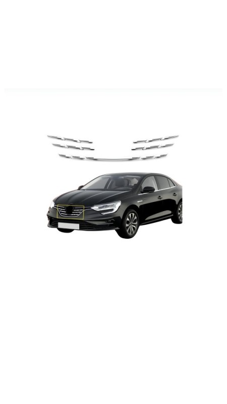 Renault Megane 4 Krom Ön Panjur 2020 Üzeri Uyumlu