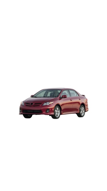 Toyota Corolla Krom Cam Çıtası 2007-2012 Model Aralığı Uyumlu Parlak Paslanmaz Çelik 