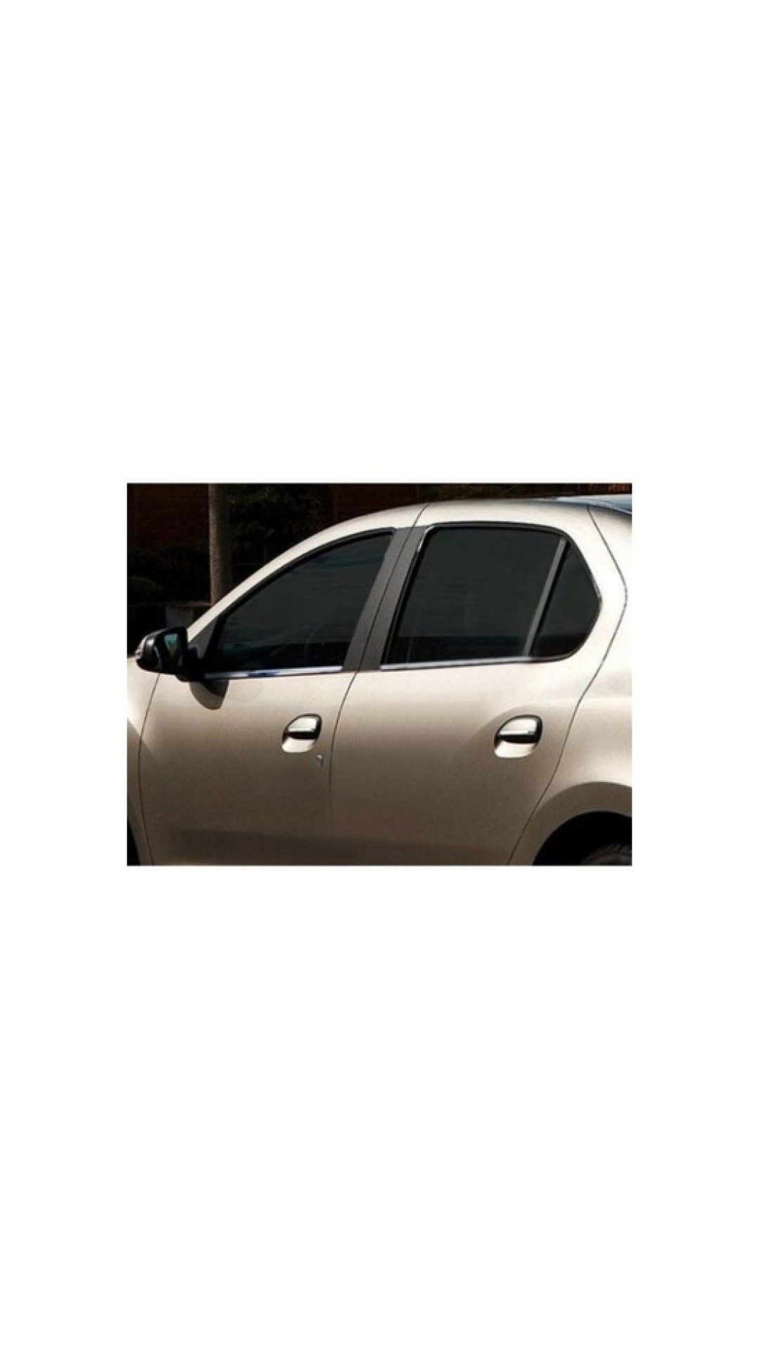Renault Clio Symbol Krom Cam Çıtası 2009-2013 Uyumlu Renault Clio Symbol Krom Cam Çıtası 2009-2013 Uyumlu