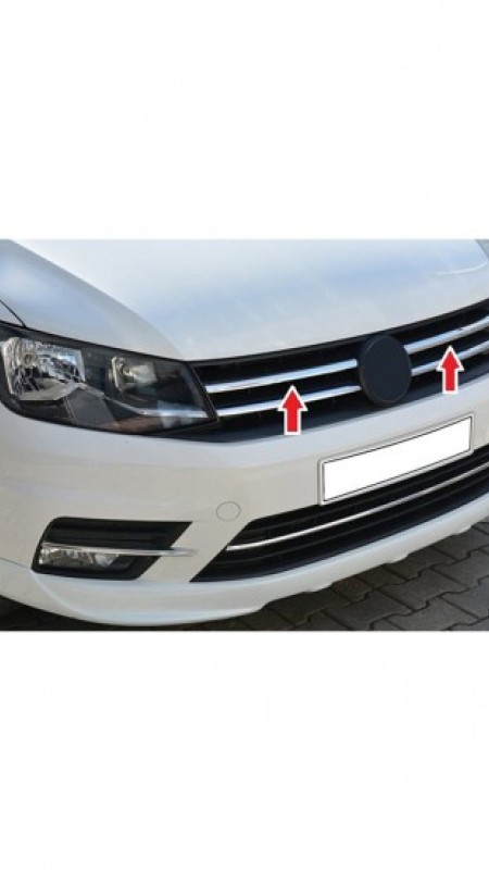 Volkswagen Caddy Krom Parlak Paslanmaz Ön Panjur 2015 Üzeri 