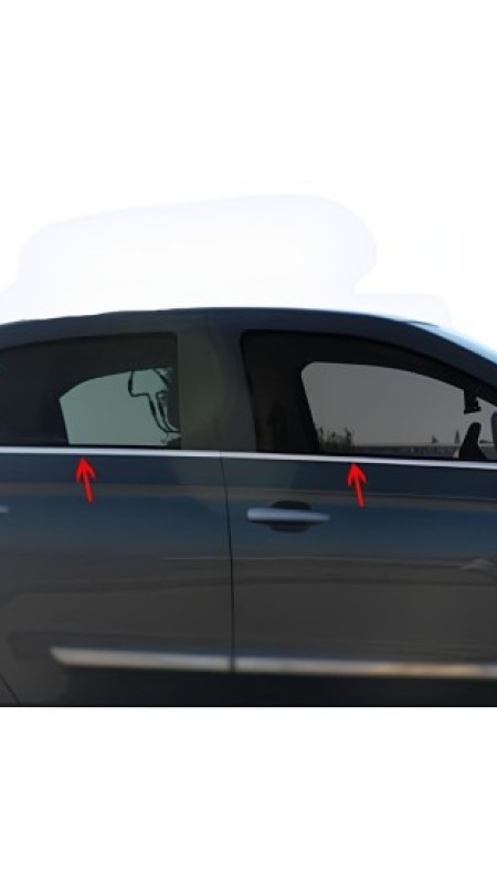 Peugeot 301 Krom Cam Çıtası 2012 Üzeri Uyumlu Paslanmaz Çelik 