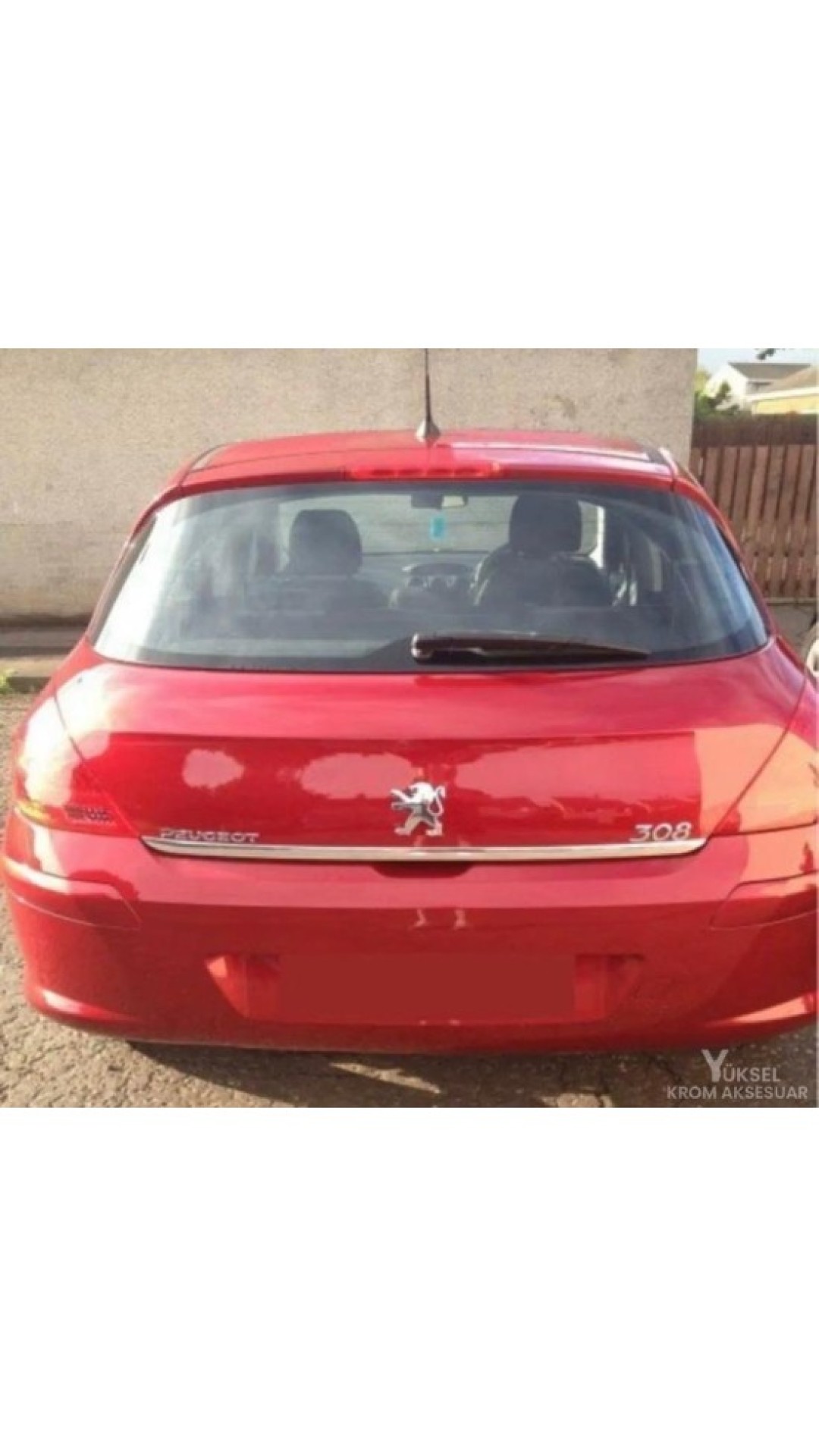 Peugeot 308 Krom Bagaj Alt Çıtası 2007-2013 Model Aralığı Uyumlu Peugeot 308 Krom Bagaj Alt Çıtası 2007-2013 Model Aralığı Uyumlu