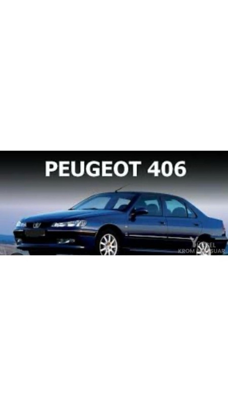 Peugeot 406 Krom Cam Çıtası 1995-2004 Model Aralığı Uyumlu 