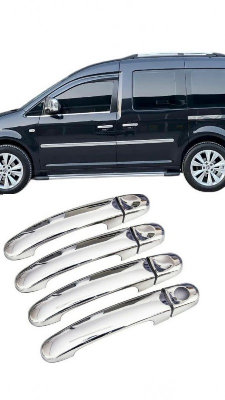 Volkswagen Caddy Parlak Krom Kapı Kolu 2003-2015 Model Aralığı 