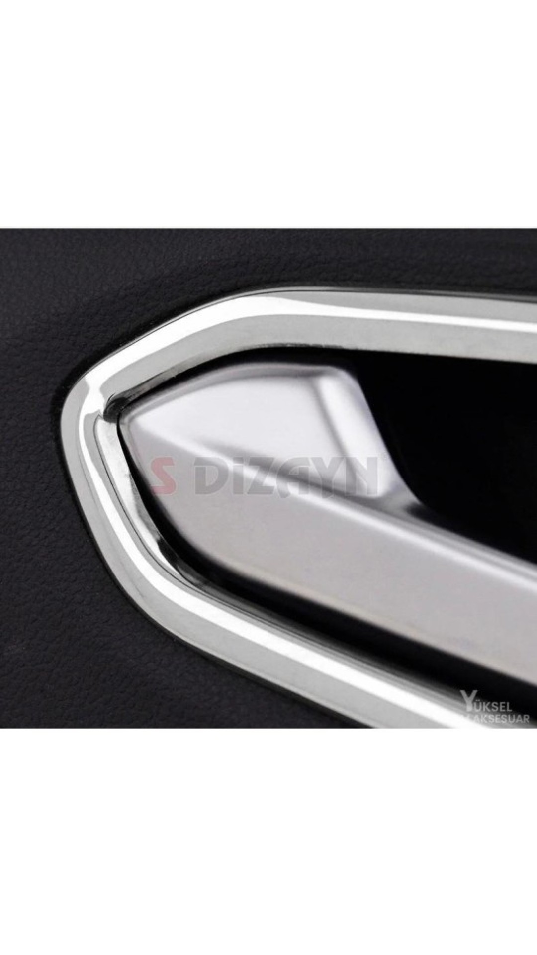 Renault Clio 5 İç Kapı Kolu Çerçevesi 2019 Üzeri Paslanmaz Çelik Renault Clio 5 İç Kapı Kolu Çerçevesi 2019 Üzeri Paslanmaz Çelik