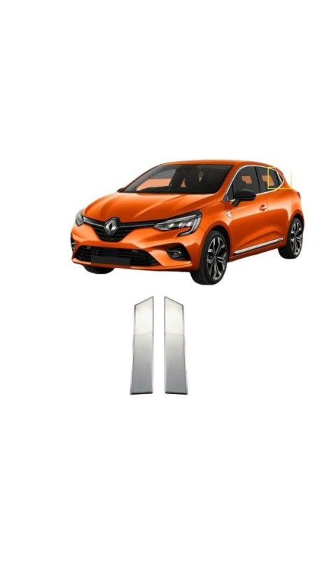 Renault Clio 5 Krom Arka Kapı Kolu 2019 Üzeri Parlak Paslanmaz 
