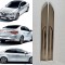 Renault Megane 4 Krom Yan Çamurluk Çıtası 2021 Üzeri Parlak Paslanmaz Çelik 
