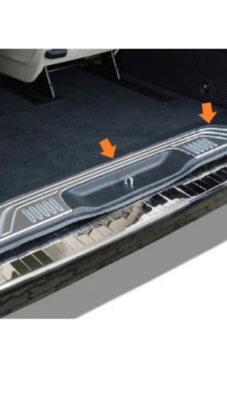 Mercedes Vito W447 Krom İç Arka Tampon Eşiği 2014-2020 Model Aralığı Uyumlu Parlak Paslanmaz Çelik 