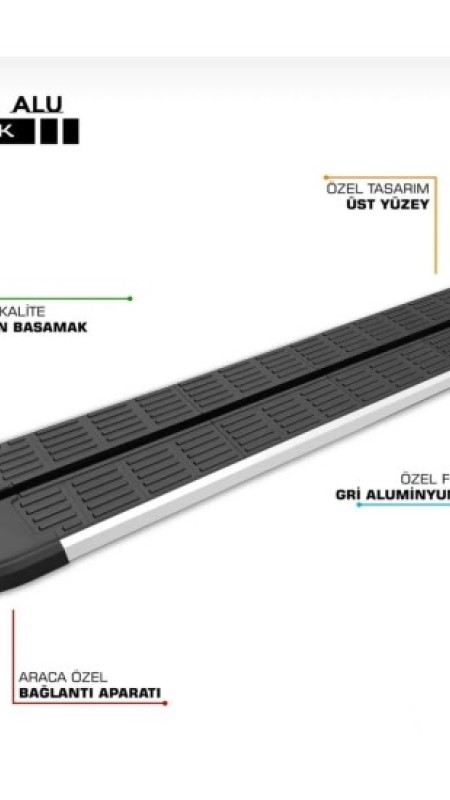 Peugeot 3008 Krom Yan Basamak 2016 Üzeri Uyumlu 1.Kalite