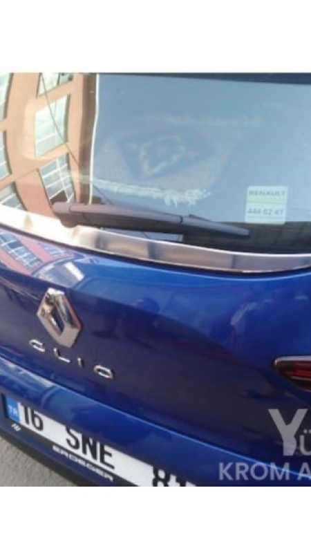Renault Clio 5 Krom Arka Cam Alt Çıtası 2019 Üzeri Uyumlu