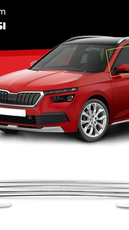 Skoda Kamiq Krom Cam Çıtası 6 Prç 2019 Üzeri Paslanmaz Çelik 