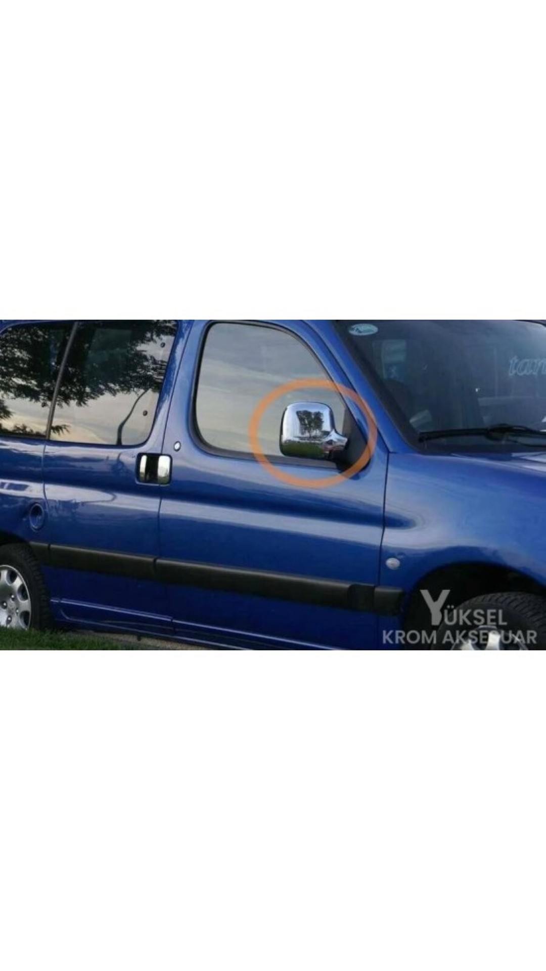 Peugeot Partner Krom Ayna Kapağı 1996-2008 Model Aralığı Uyumlu Peugeot Partner Krom Ayna Kapağı 1996-2008 Model Aralığı Uyumlu