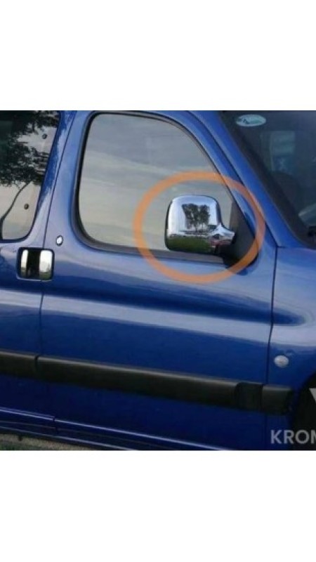 Peugeot Partner Krom Ayna Kapağı 1996-2008 Model Aralığı Uyumlu