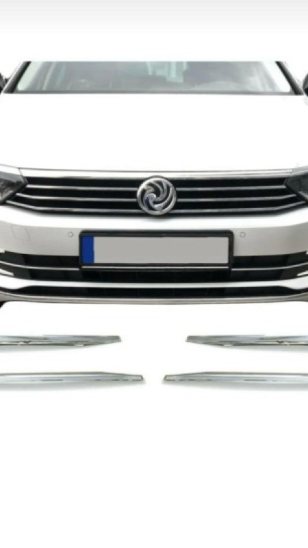 Volkswagen Passat B8 Krom Sis Çerçevsi 2015-2019 Uyumlu