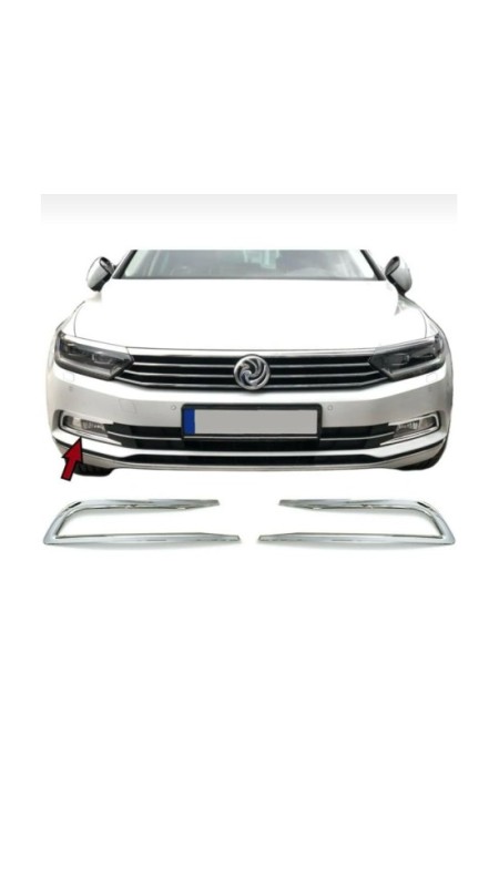 Volkswagen Passat B8 Krom Sis Çerçevsi 2015-2019 Uyumlu