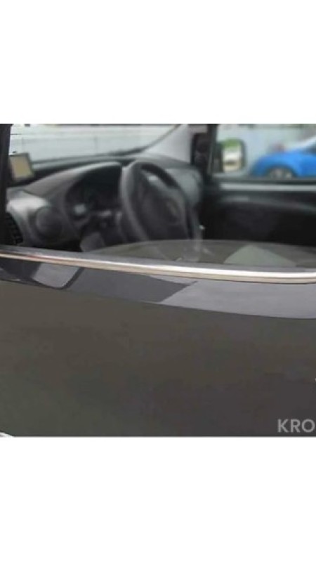 Peugeot Bipper Krom Cam Çıtası 2008-2023 Uyumlu Paslanmaz Çelik 