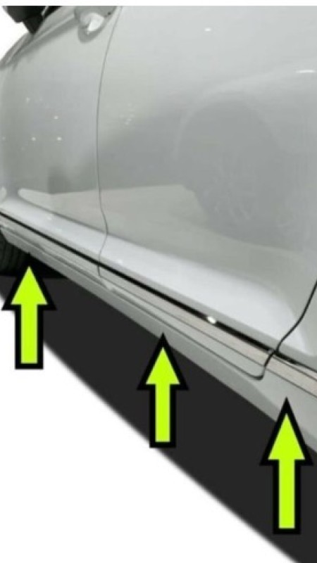 Volkswagen Passat B8 Krom Yan Kapı Çıtası 2014-2018 Uyumlu