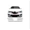 Renault Megane 4 Krom Ön Panjur 2016-2020 Model Aralığı Uyumlu