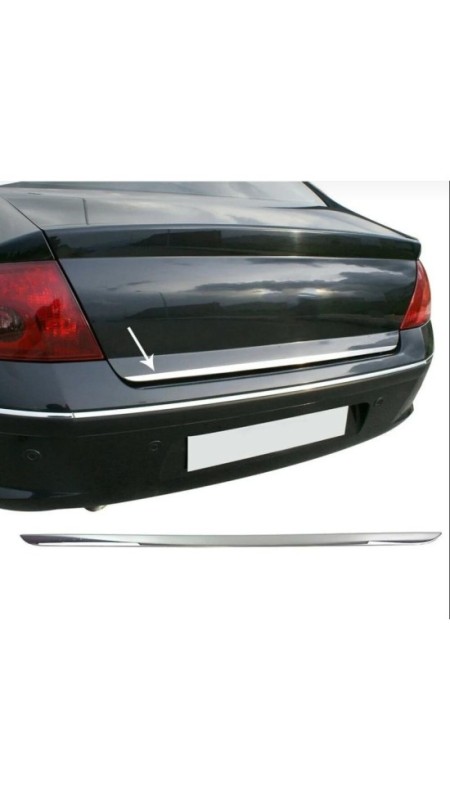 Peugeot 407 Krom Bagaj Alt Çıtası 2004-2010 Model Aralığı Uyumlu Parlak Paslanmaz Çelik 