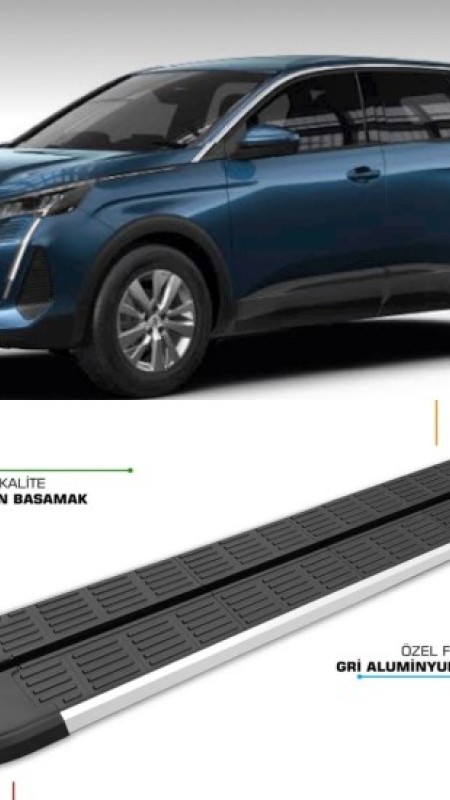 Peugeot 3008 Krom Yan Basamak 2016 Üzeri Uyumlu 1.Kalite