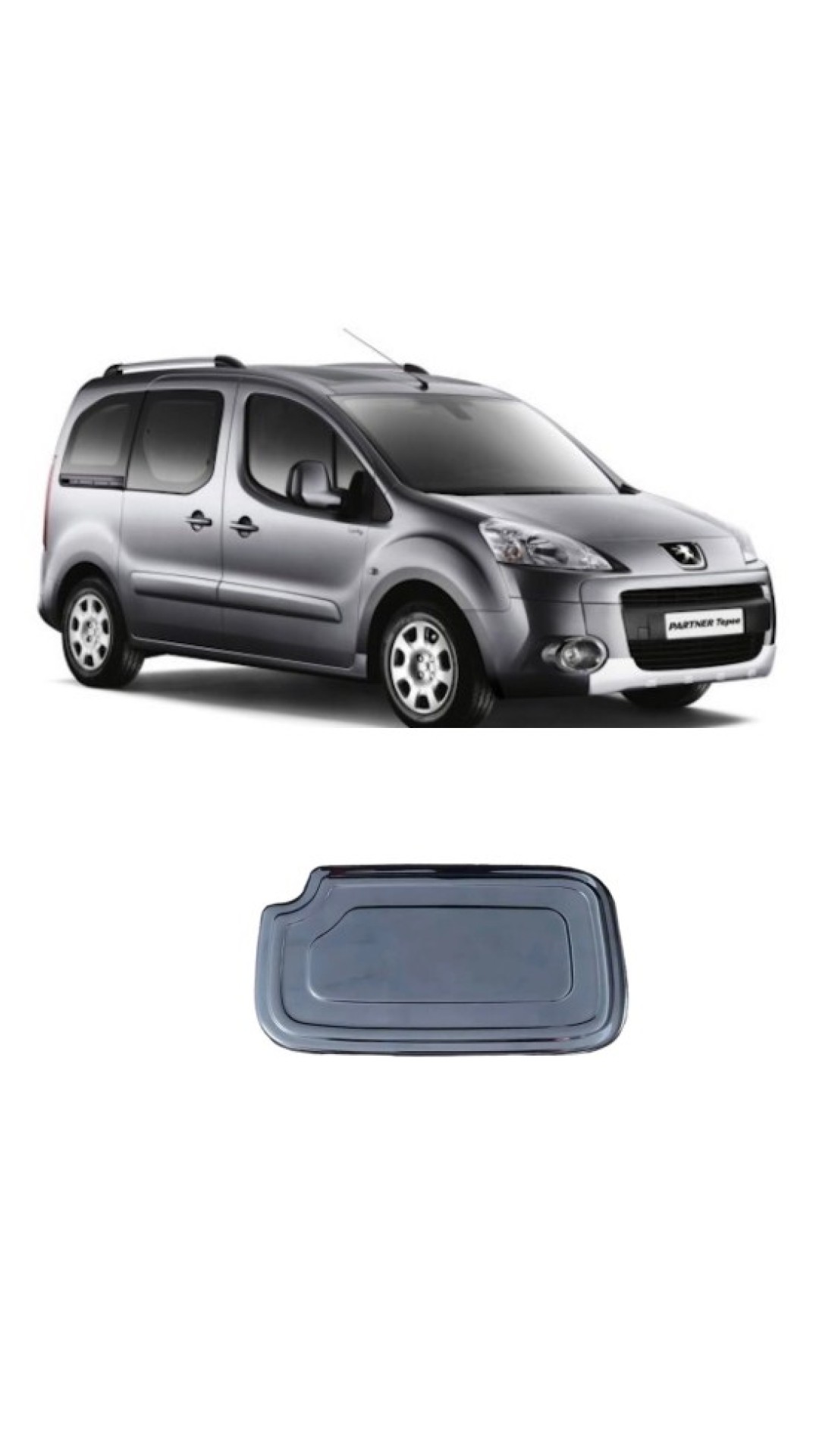 Peugeot Partner Tepee Krom Depo Kapağı 2008-2017 Model Aralığı Uyumlu Peugeot Partner Tepee Krom Depo Kapağı 2008-2017 Model Aralığı Uyumlu