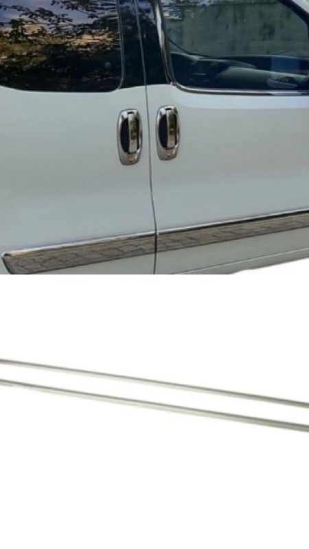 Peugeot Bipper Krom Cam Çıtası 2008-2023 Uyumlu Paslanmaz Çelik 