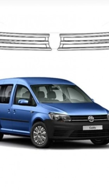 Volkswagen Caddy Parlak Krom Ön Panjur 2010-2015 Model Aralığı Uyumlu 