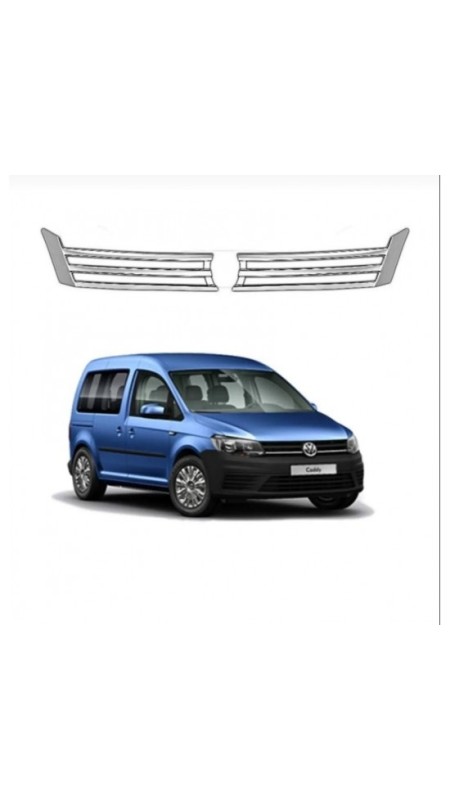 Volkswagen Caddy Parlak Krom Ön Panjur 2010-2015 Model Aralığı Uyumlu 