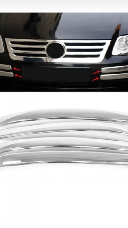 Volkswagen Caddy Parlak Krom Ön Tampon Kaşı 2003-2010 Model Aralığı Uyumlu