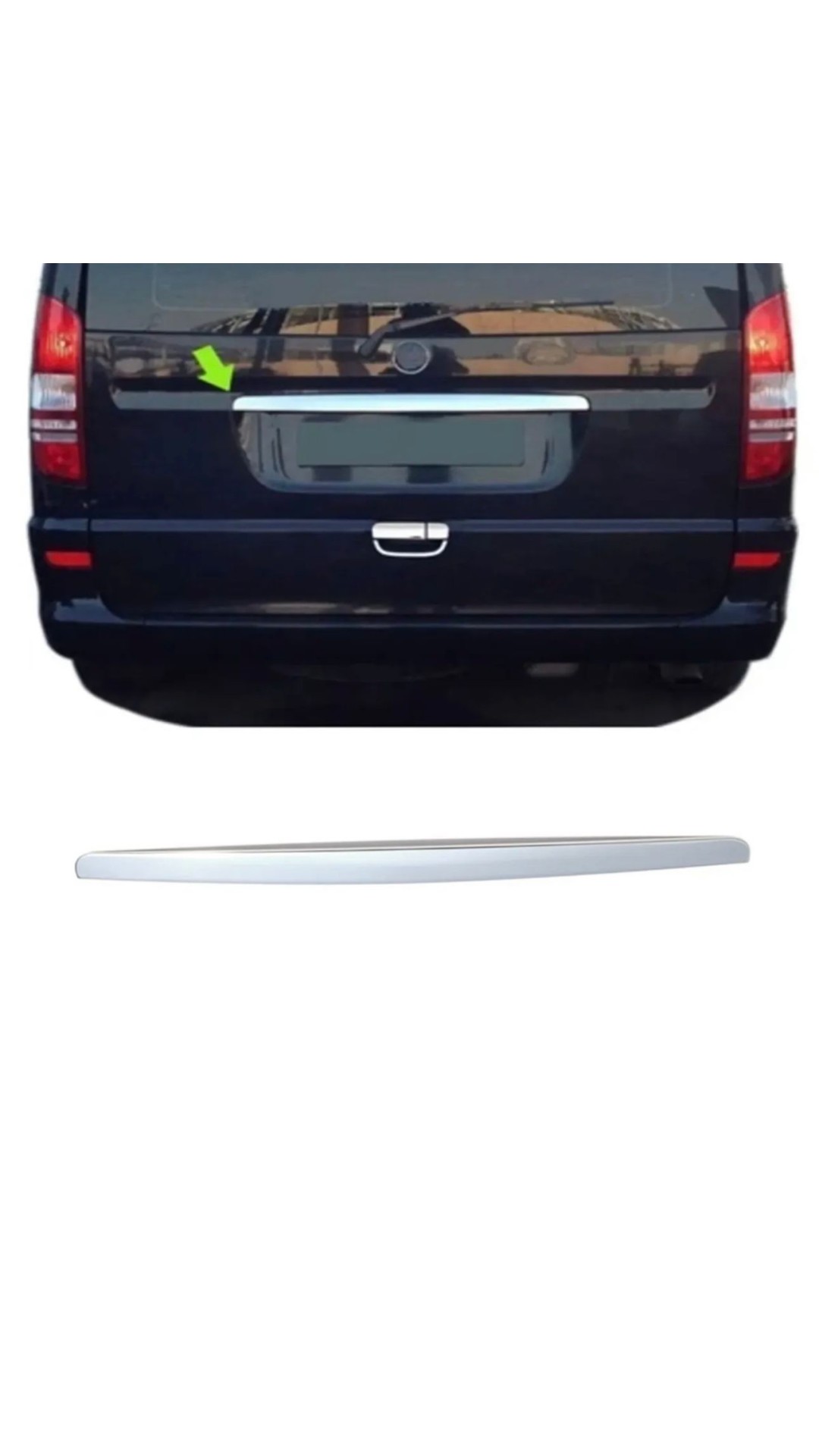 Mercedes Vito Krom Bagaj Çıtası 2003-2014 Model Aralığı Uyumlu Parlak Paslanmaz Çelik Mercedes Vito Krom Bagaj Çıtası 2003-2014 Model Aralığı Uyumlu Parlak Paslanmaz Çelik