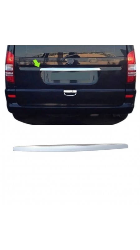 Mercedes Vito Krom Bagaj Çıtası 2003-2014 Model Aralığı Uyumlu Parlak Paslanmaz Çelik 
