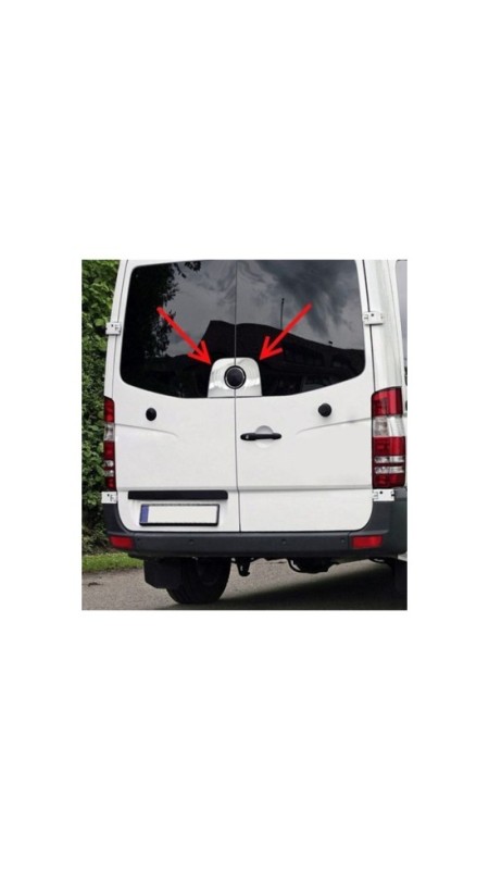 Volkswagen Crafter Krom Arka Amblem 2006-2017 Model Aralığı Uyumlu Parlak Paslanmaz Çelik 