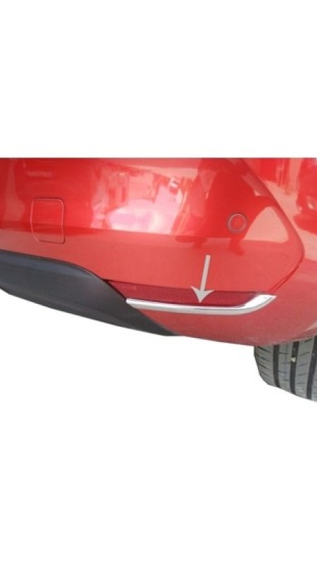 Renault Clio 5 Krom Parlak Arka Reflektör 2019 Üzeri 