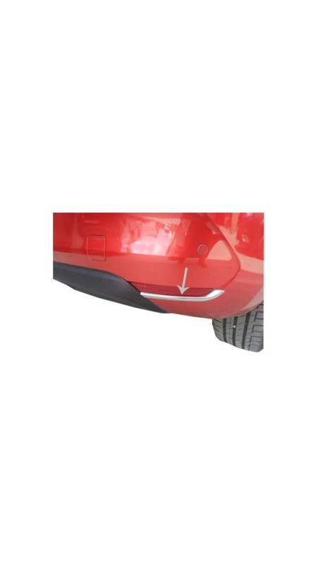 Renault Clio 5 Krom Parlak Arka Reflektör 2019 Üzeri 