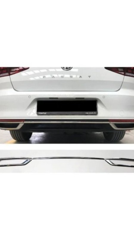 Volkswagen Passat B8.5 Krom Difizör Tek Çıkışlı 2019 Üzeri