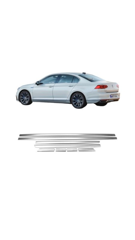 Volkswagen Passat B8.5 Krom Yan Kapı Çıtası 2019 Üzeri 