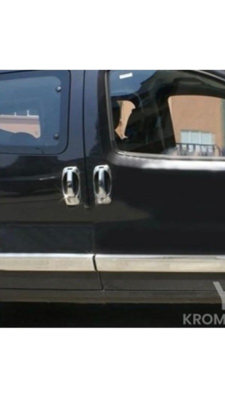 Peugeot Bipper Krom Yan Kapı Çıtası 2008-2023 Model Aralığı Uyumlu Parlak Paslanmaz Çelik 