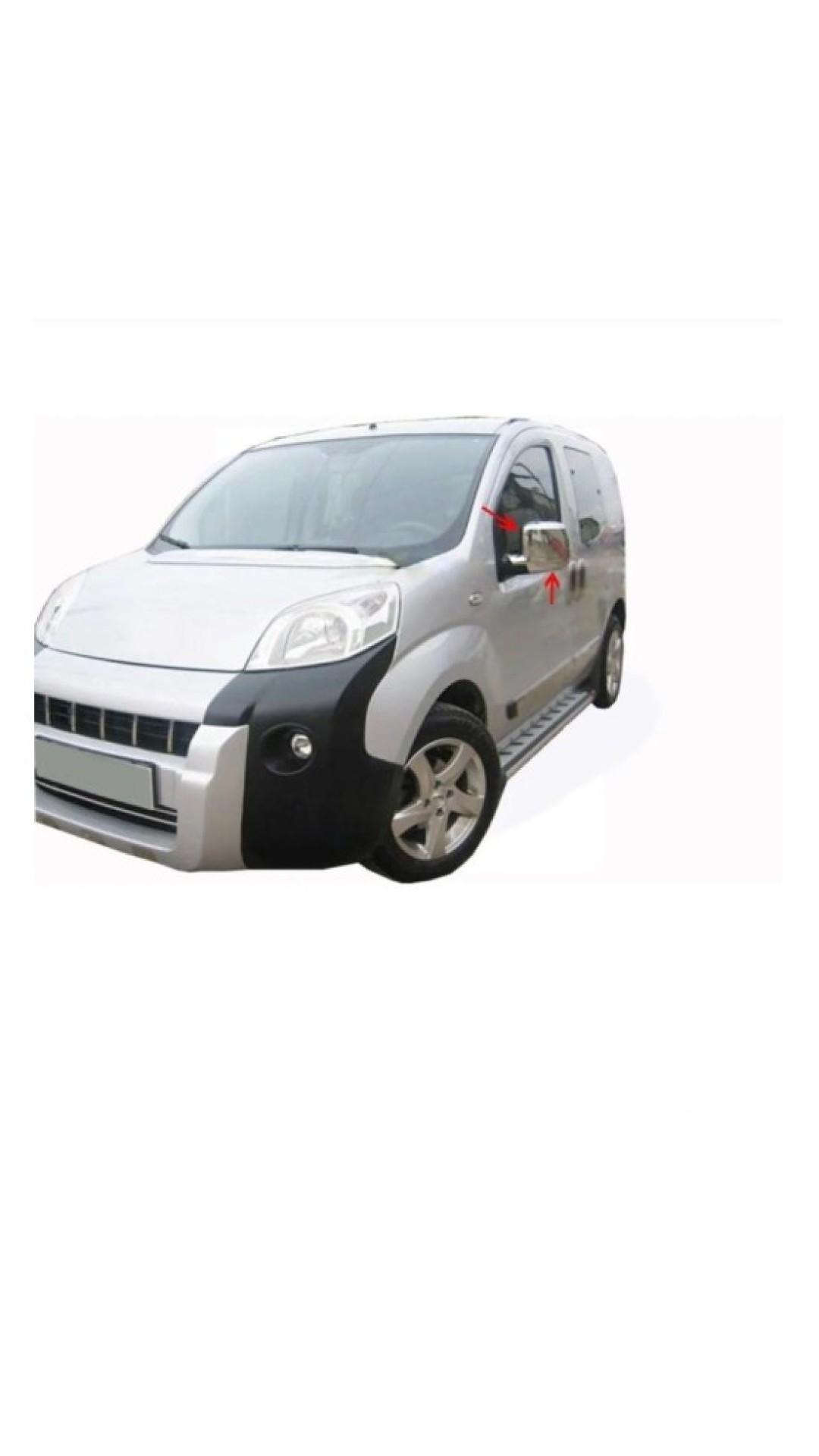 Peugeot Bipper Krom Ayna Kapağı 2008-2023 Model Aralığı Uyumlu
