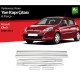 Renault Clio 3 Hb Krom Yan Kapı Çıtası 2006-2012 Uyumlu