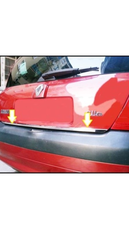 Renault Clio 2 Hb Krom Bagaj Alt Çıtası 1998-2005 Model Aralığı Uyumlu