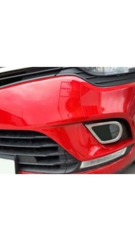 Renault Clio 4 Krom Ön Sis Çerçevesi 2015-2018 Model Aralığı Uyumlu Parlak Paslanmaz Çelik 