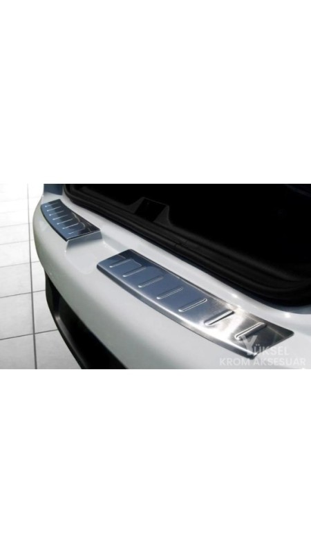 Renault Clio 4 Krom Arka Tampon Eşiği 2012-2019 Model Aralığı Uyumlu