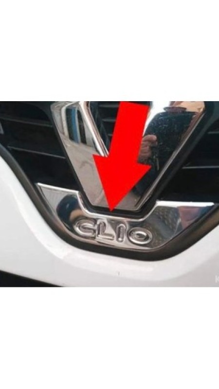 Renault Clio 4 Krom Ön Logo Altı 2012-2019 Model Aralığı Uyumlu