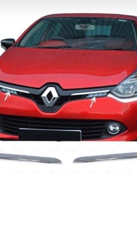 Renault Clio 4 Krom Ön Panjur 2012-2019 Model Aralığı Uyumlu
