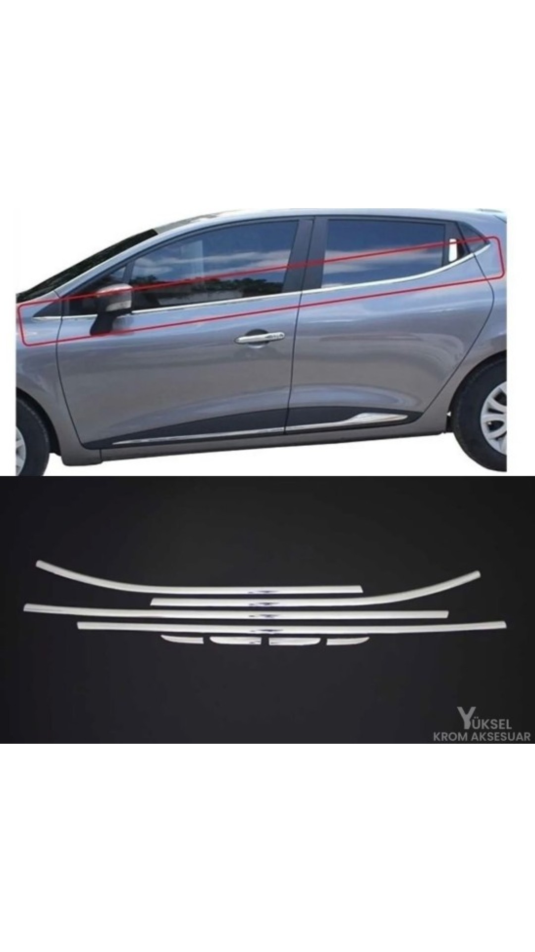 Renault Clio 4 Hb Krom Set 2012-2020 Uyumlu
