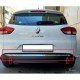 Renault Clio 4 Sw Krom Arka Tampon Çıtası 2012-2019 Model Aralığı Uyumlu