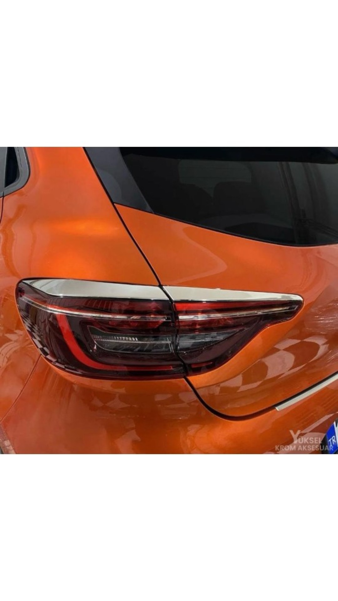 Renault Clio 5 Krom Stop Üst Çıtası 2019 Üzeri Uyumlu
