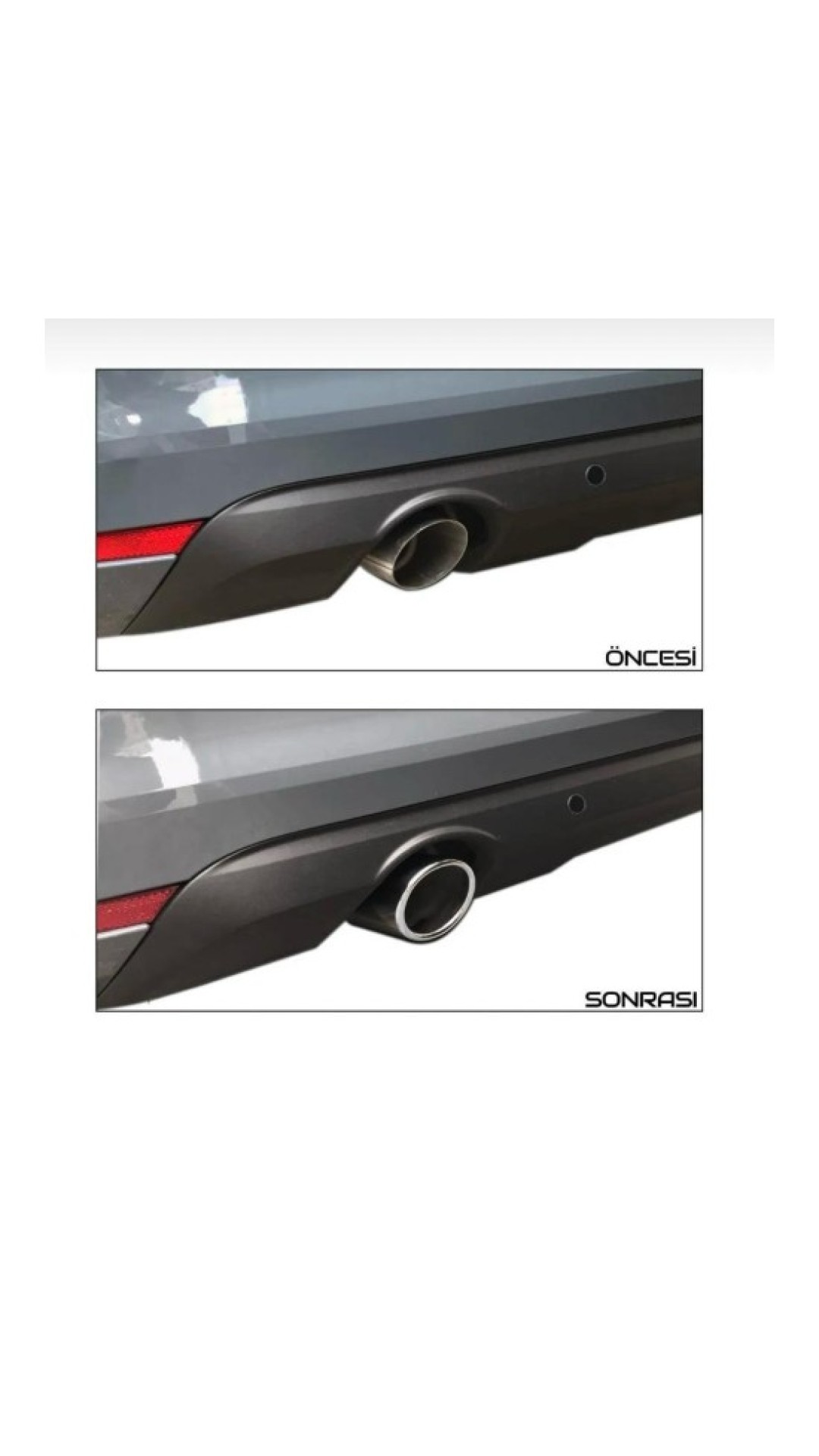 Renault Clio 5 Krom Egzoz Ucu 2019 Üzeri