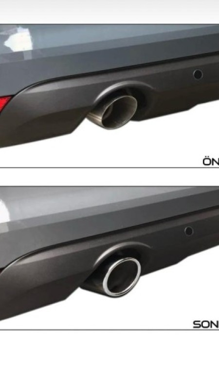 Renault Clio 5 Krom Egzoz Ucu 2019 Üzeri 