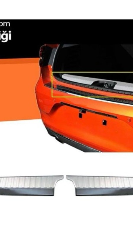 Renault Clio 5 Krom Bagaj İç Eşiği 2019 Üzeri Uyumlu